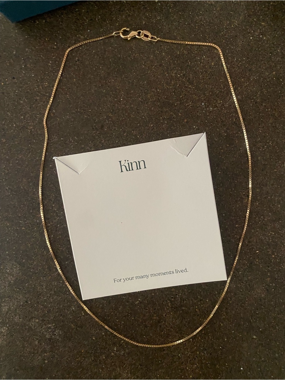 Kinn micro Rolo and box chain necklace stack NIB - Picture 5 of 9